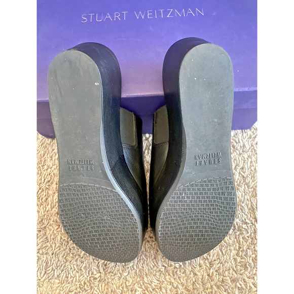 Stuart Weitzman open toes Muletrain Nero TW23523 blk M5.5 sandals - Picture 6 of 13